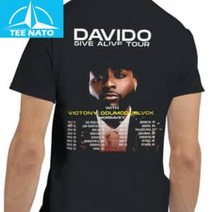 Davido 5Ive Alive Tour Shirt2