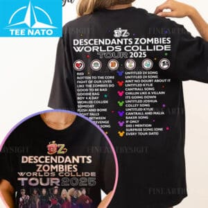 Descendants Zombies Worlds Collide Tour Shirt 12 Descendants Zombies Worlds Collide Tour Shirt