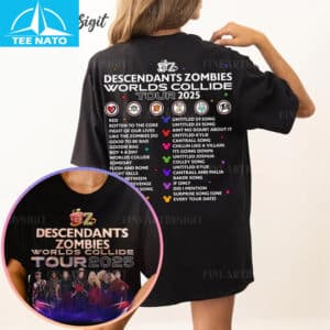 Descendants Zombies Worlds Collide Tour T-shirt 14 Descendants Zombies Worlds Collide Tour T shirt