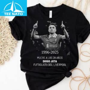 Diogo Jota 1996-2025 Liverpool Footballer Tribute Shirt 12 Diogo Jota 1996 2025 Liverpool Footballer Tribute Shirt