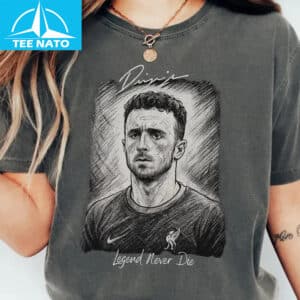 Diogo Jota 20 Forever In Out Hearts T Shirt
