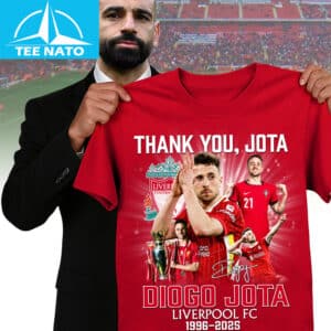 Diogo Jota Liverpool FC 1996-2025 Thank You Shirt 12 Diogo Jota Liverpool FC 1996 2025 Thank You Shirt
