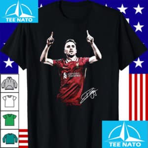 Diogo Jota Liverpool FC Pointing Up Celebration Shirt