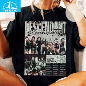 Disney Descendants Zombies Worlds Collide Tour Summer 2025 Shirt