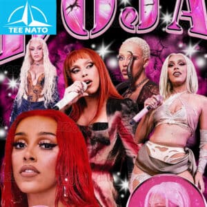Doja Cat Vintage Style Pop RB Music Collage Shirt1