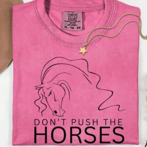Dont Push The Horses Usyk Boxing Quote Shirt