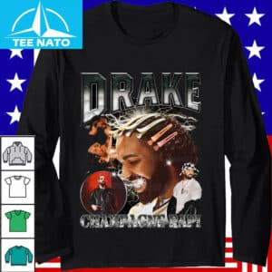 Drake Champagne Papi Vintage Style Rapper Collage Shirt2