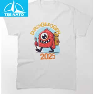 Durchgezogen 2025 Monster First Day of School Shirt