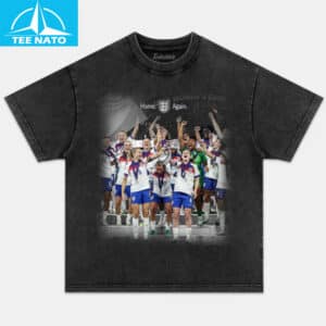 England Womens Euro Champions Home Again Football Team Shirt2