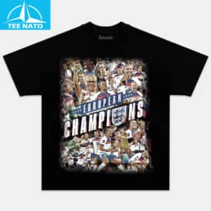 England Womens European Champions 2025 Football Team Shirt