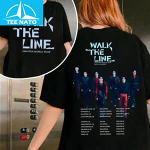 Enhypen Walk The Line World Tour 2025 Shirt 12 Enhypen Walk The Line World Tour 2025 Shirt