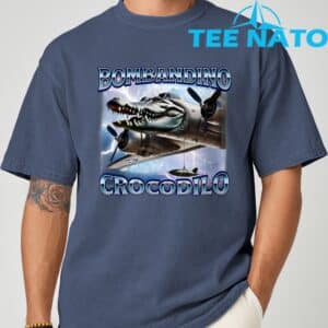 Funny Meme Brainrot Bombardino Crocodilo Italian Humor T Shirt 5