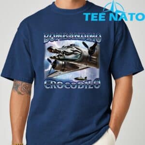 Funny Meme Brainrot Bombardino Crocodilo Italian Humor T Shirt 9