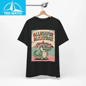 Funny Retro Alligator Alcatraz Shirt 2