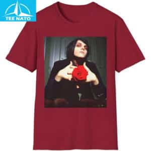 Gerard Way My Chemical Romance Rose Shirt4