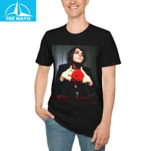 Gerard Way My Chemical Romance Rose Shirt6