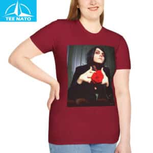 Gerard Way My Chemical Romance Rose Shirt8