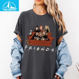 Hogwarts Friends Funny Wizarding World x TV Show Crossover Shirt