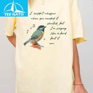 Hozier Shrike Singing Like A Bird About it Now Lyrics Shirt2