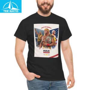 Hulk Hogan Fight For America 1953 2025 Tribute Shirt4