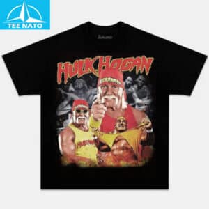 Hulk Hogan Iconic Era Photo Collage Wrestling Shirt