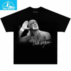 Hulk Hogan Iconic Pose Signature Wrestling Shirt