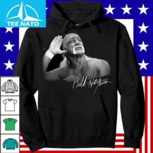 Hulk Hogan Iconic Pose Signature Wrestling Shirt3
