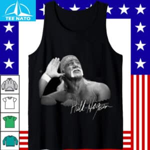 Hulk Hogan Iconic Pose Signature Wrestling Shirt4