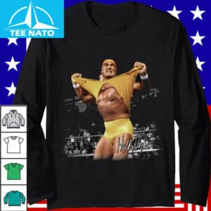 Hulk Hogan Iconic Shirt Tear Pose Wrestling Shirt1