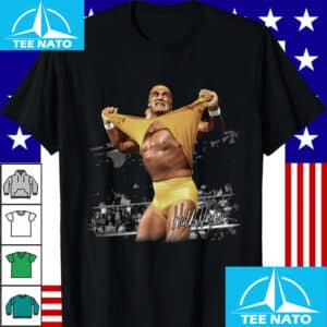 Hulk Hogan Iconic Shirt Tear Pose Wrestling Shirt2