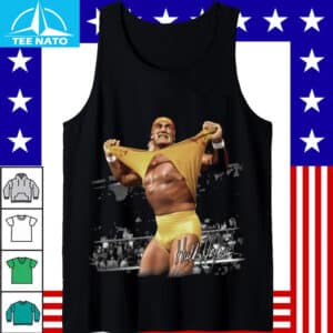 Hulk Hogan Iconic Shirt Tear Pose Wrestling Shirt3