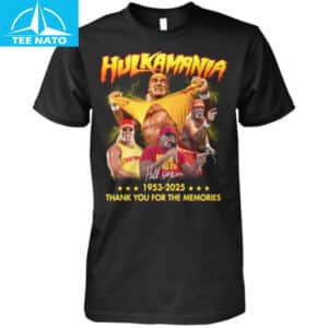 Hulkamania Hulk Hogan 1953 2025 Thank You For The Memories Shirt