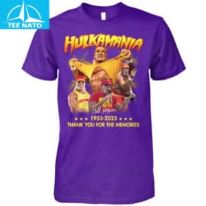 Hulkamania Hulk Hogan 1953 2025 Thank You For The Memories Shirt4
