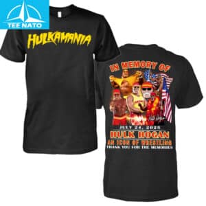 Hulkamania In Memory Of Hulk Hogan July 24 2025 Icon of Wrestling Shirt