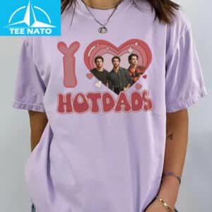 I Love Hot Dads Jonas Concert Shirt3