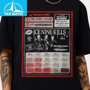 Ice Nine Kills Tour Poster 2025 Shirt