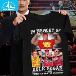 In Memory Of Hulk Hogan Hulks Rules 1953 2025 Shirt
