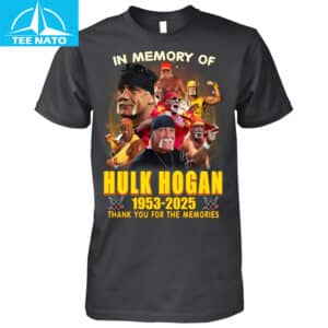 In Memory Of Hulk Hogan WWE 1953 2025 Thank You For The Memories Shirt