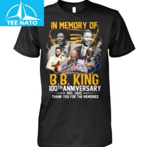 In Memory of BB King 100th Anniversary 1925 2025 Blues Music Shirt