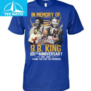 In Memory of BB King 100th Anniversary 1925 2025 Blues Music Shirt2