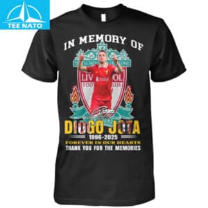In Memory of Diogo Jota Liverpool FC 1996-2025 Shirt 14 In Memory of Diogo Jota Liverpool FC 1996 2025 Shirt