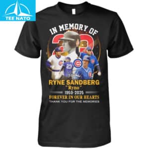 In Memory of Ryne Sandberg 1959 2025 Chicago Cubs Baseball Shirt