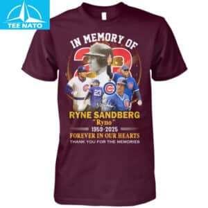 In Memory of Ryne Sandberg 1959 2025 Chicago Cubs Baseball Shirt3