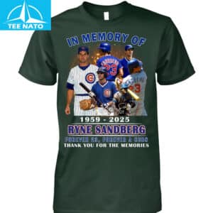 In Memory of Ryne Sandberg 1959 2025 Forever 23 Chicago Cubs Baseball Shirt3