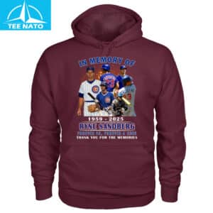 In Memory of Ryne Sandberg 1959 2025 Forever 23 Chicago Cubs Baseball Shirt7
