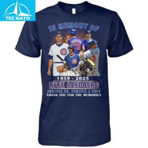 In Memory of Ryne Sandberg 1959 2025 Forever 23 Forever A Cubs Baseball Shirt2