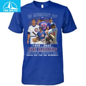 In Memory of Ryne Sandberg 1959 2025 Forever 23 Forever A Cubs Baseball Shirt3
