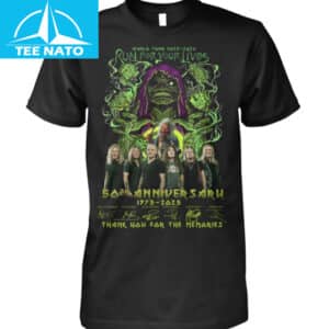 Iron Maiden 50th Anniversary 1975 2025 Run For Your Lives Tour Shirt