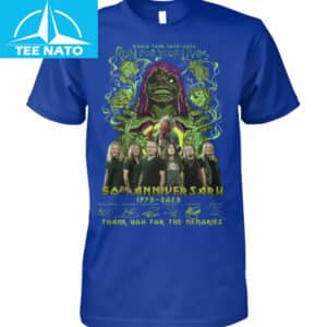Iron Maiden 50th Anniversary 1975 2025 Run For Your Lives Tour Shirt2
