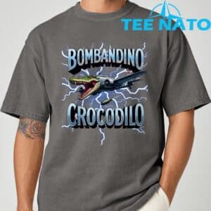 Italian Brainrot Bombardino Crocodilo Bombardiro Crocodilo T Shirt 7